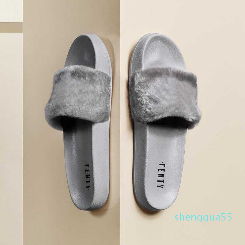 New Rihanna Leadcat Fenty fashion Color Slipper Faux Fur Burgundy Slide Slippers Ladies Indoor Purple Pink Sandals 3816, 001 purple
New Rihanna Leadcat Fenty fashion Color Slipper Faux Fur Burgundy Slide Slippers Ladies Indoor Purple Pink Sandals 3816, 001 purple