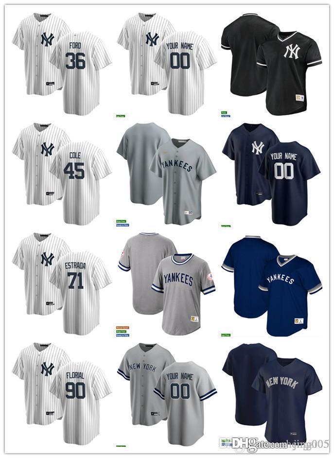 Men Women Youth NewYorkYankees45 Gerrit Cole 71 Thairo Estrada 90 Estevan Florial 36 Mike Ford Custom Baseball Jersey Blank white gray navy, Colour
Men Women Youth NewYorkYankees45 Gerrit Cole 71 Thairo Estrada 90 Estevan Florial 36 Mike Ford Custom Baseball Jersey Blank white gray navy, Colour