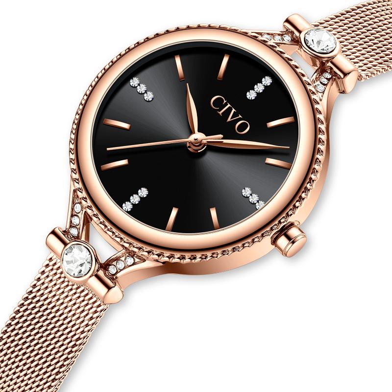 Wholesale Price CIVO Watch Women Quartz Watches Ladies Fashion Creative Wateproof Steel Bracelet Womens Relogio Feminino Wristwatches, Silver
Wholesale Price CIVO Watch Women Quartz Watches Ladies Fashion Creative Wateproof Steel Bracelet Womens Relogio Feminino Wristwatches, Silver