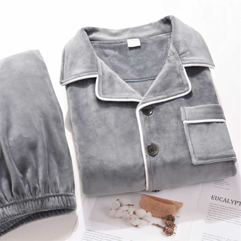 Winter Coral Fleece Pajamas Men Dormir Lounge Sleepwear Man's Bedroom Home Clothes Pijamas Thicken Bedgown Warm Gray Pyjamas PJs 211111
Winter Coral Fleece Pajamas Men Dormir Lounge Sleepwear Man's Bedroom Home Clothes Pijamas Thicken Bedgown Warm Gray Pyjamas PJs 211111