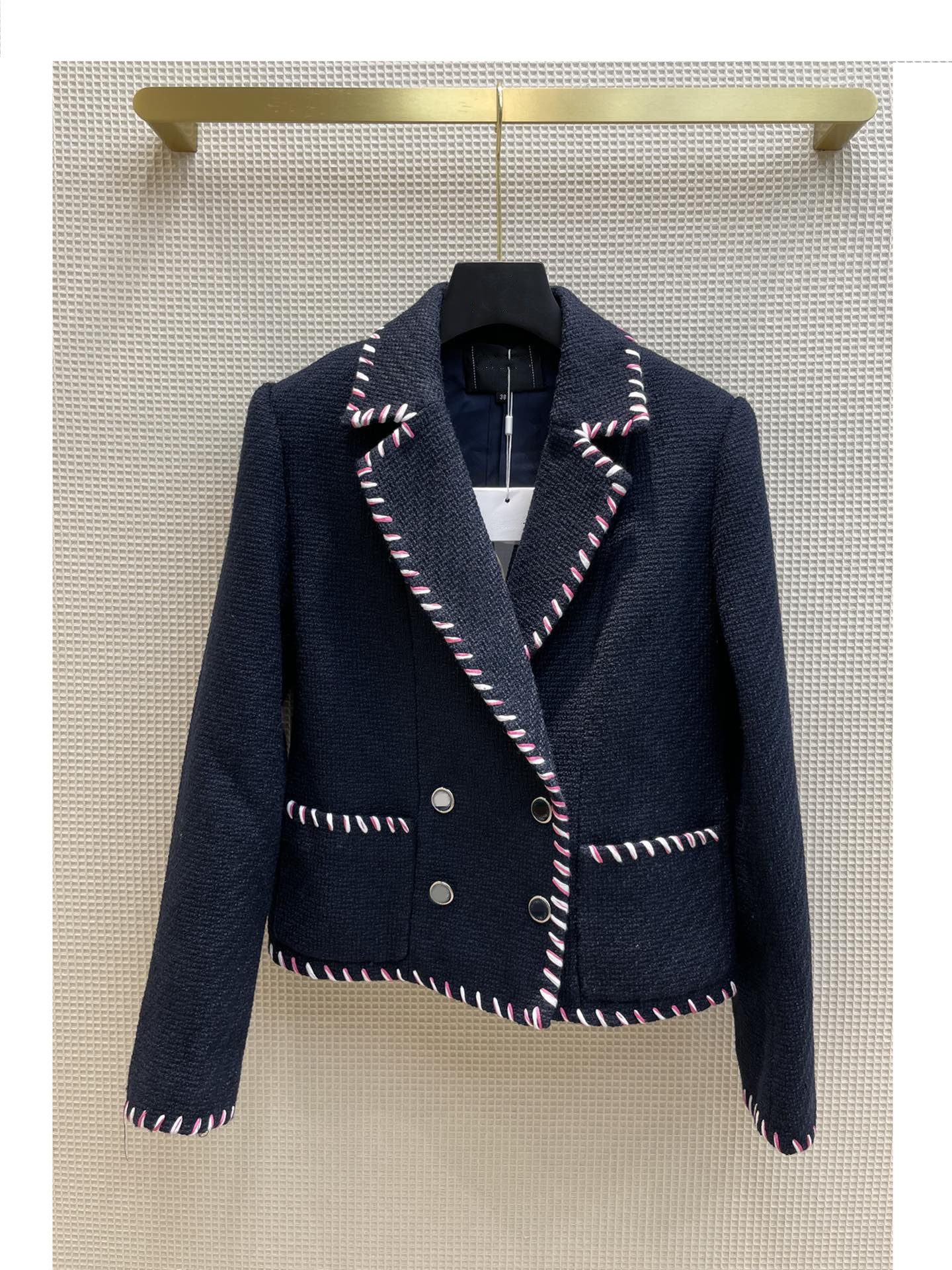 Milan Runway Jackets 2021 Autumn Winter Lapel Neck Long Sleeve Women' Designer Coats Brand Same Style Outerwear 0916-13, Picture color
Milan Runway Jackets 2021 Autumn Winter Lapel Neck Long Sleeve Women' Designer Coats Brand Same Style Outerwear 0916-13, Picture color