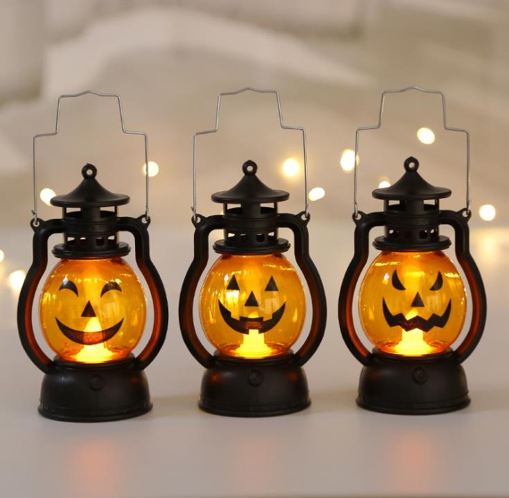 Halloween decoration retro small oil lamp Christmas gift pony lantern creative bar ghost festival atmosphere layout party night light SN5615