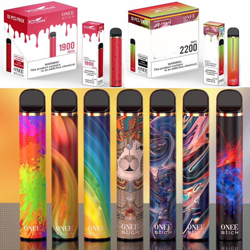 Kangvape Onee Stick Disposable Vape Pen e cigarette starter kit Device 1100mah Battery 1900 2200 Puffs 6.2ml Cartridge Alphaa Plus
Kangvape Onee Stick Disposable Vape Pen e cigarette starter kit Device 1100mah Battery 1900 2200 Puffs 6.2ml Cartridge Alphaa Plus