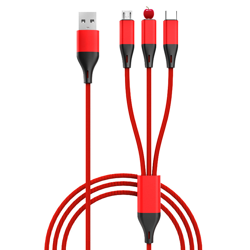5A Super Fast Charge Three-in-One Data Cable Universal(The logistics price Pls Contact us)