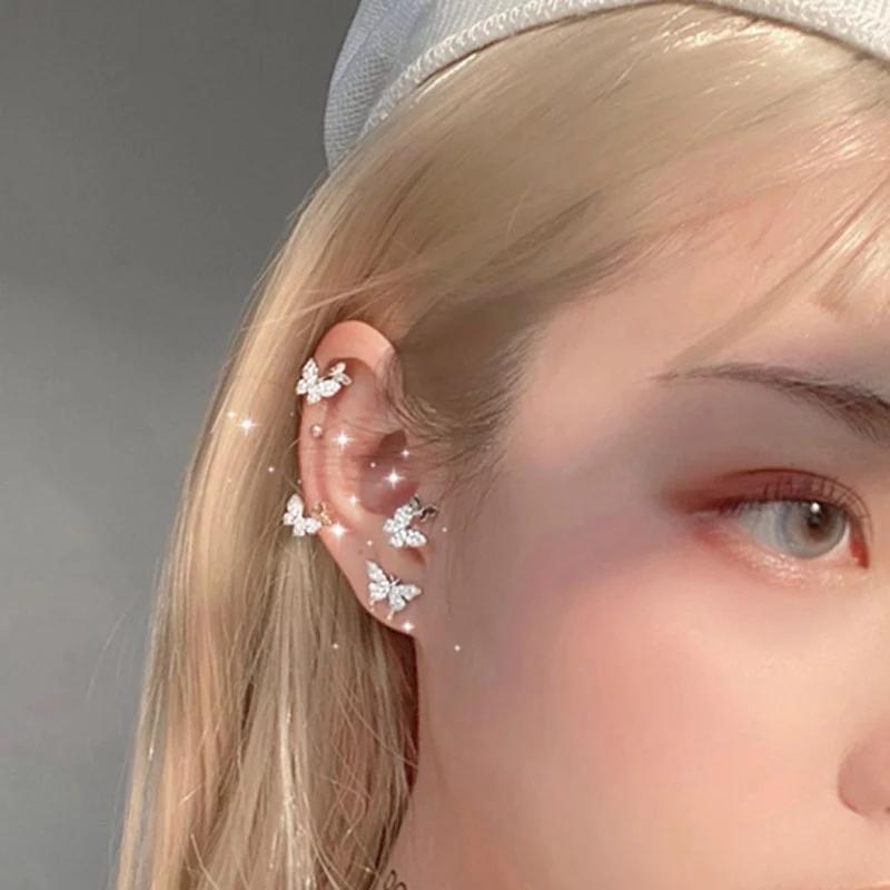 Shiny Minimalist Butterfly Stud Earrings Ear Clip For Women 2021 Trendy Rhinestone Animal Party Jewelry Korean
Shiny Minimalist Butterfly Stud Earrings Ear Clip For Women 2021 Trendy Rhinestone Animal Party Jewelry Korean