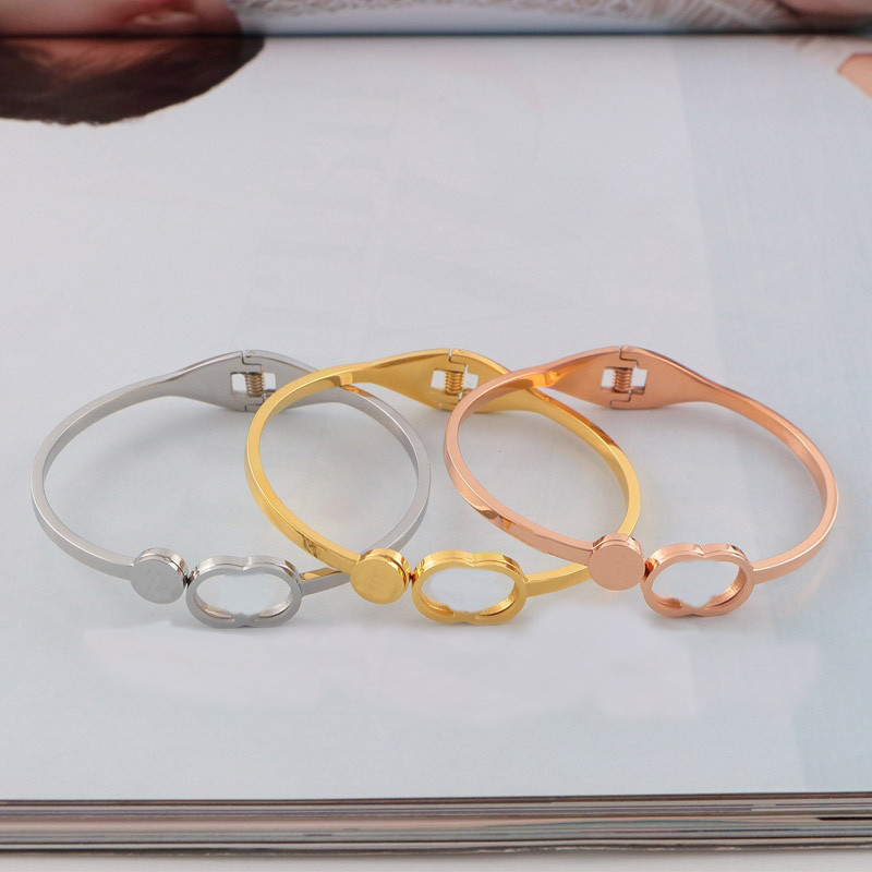 Classic Letter Hollow Bracelet Alphabet Couple Bracelets For Men Women Titanium Steel Bangles Jewelry
Classic Letter Hollow Bracelet Alphabet Couple Bracelets For Men Women Titanium Steel Bangles Jewelry