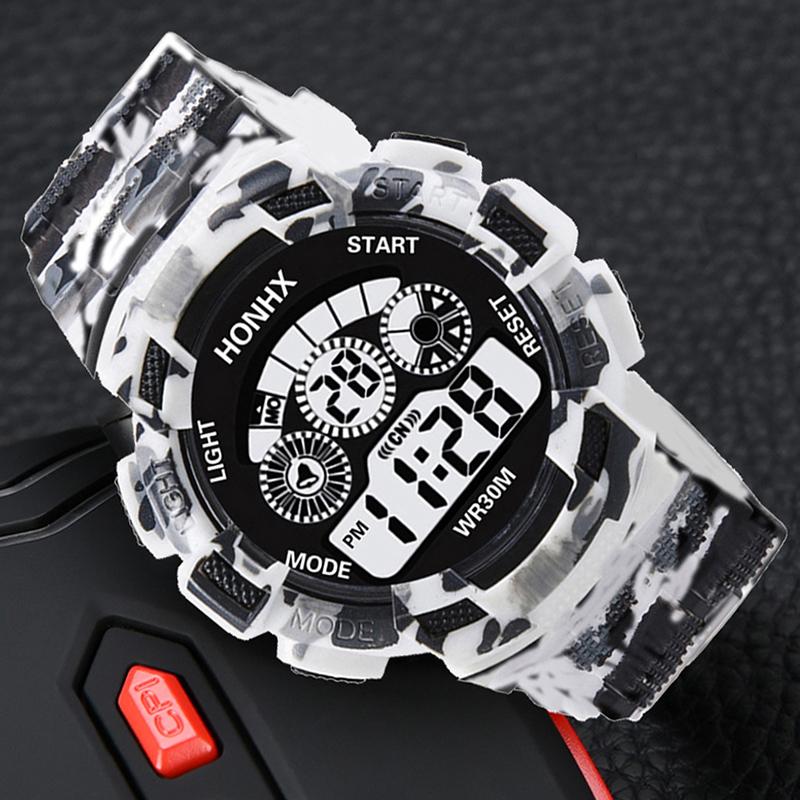 Wristwatches Luxury Camouflage Watches Mens Top Brand Creative Strap Led Luminous Men Military Watch Digital Sport Waterproof Saat Erkek, Slivery;brown
Wristwatches Luxury Camouflage Watches Mens Top Brand Creative Strap Led Luminous Men Military Watch Digital Sport Waterproof Saat Erkek, Slivery;brown