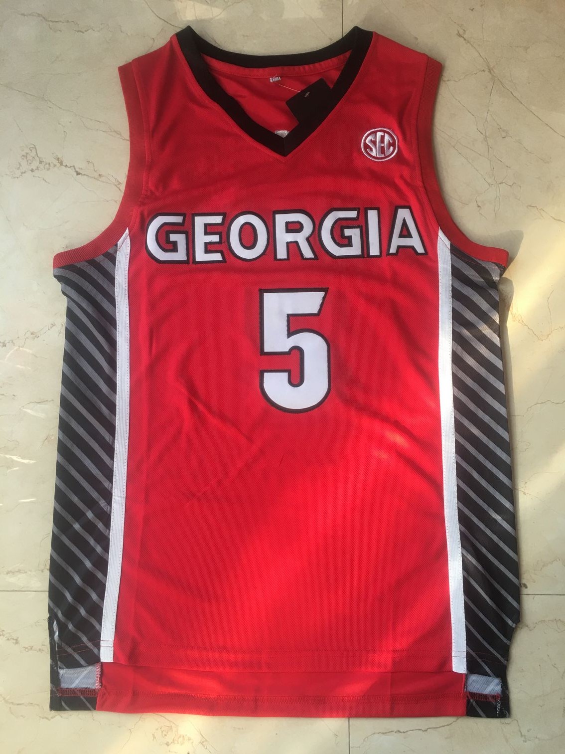 Georgia Bulldogs #5 Anthony Edwards College Basketball Jerseys Men's Stitched Top Quality Jersey
Georgia Bulldogs #5 Anthony Edwards College Basketball Jerseys Men's Stitched Top Quality Jersey