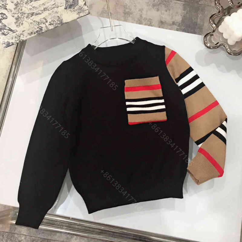 Casual baby clothing designer wool hoodie sweater knit sweaters coat kids Italian brand bbry round neck pullover logo letter jacquard hoodies children clothing bb1, 18
Casual baby clothing designer wool hoodie sweater knit sweaters coat kids Italian brand bbry round neck pullover logo letter jacquard hoodies children clothing bb1, 18