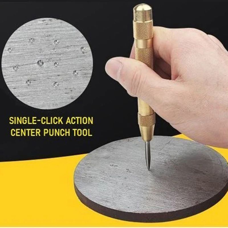 Steel Automatic Center Punch for Stable Gate Boor Intervention. With adjustable voltage, Push Te Strike function
