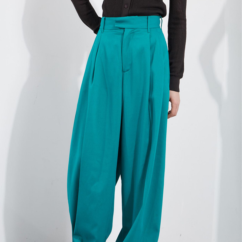 Loose Joker Wide Leg Pants For Women High Waist Straight Casual White Trousers Female Fashion Clotnign 210521