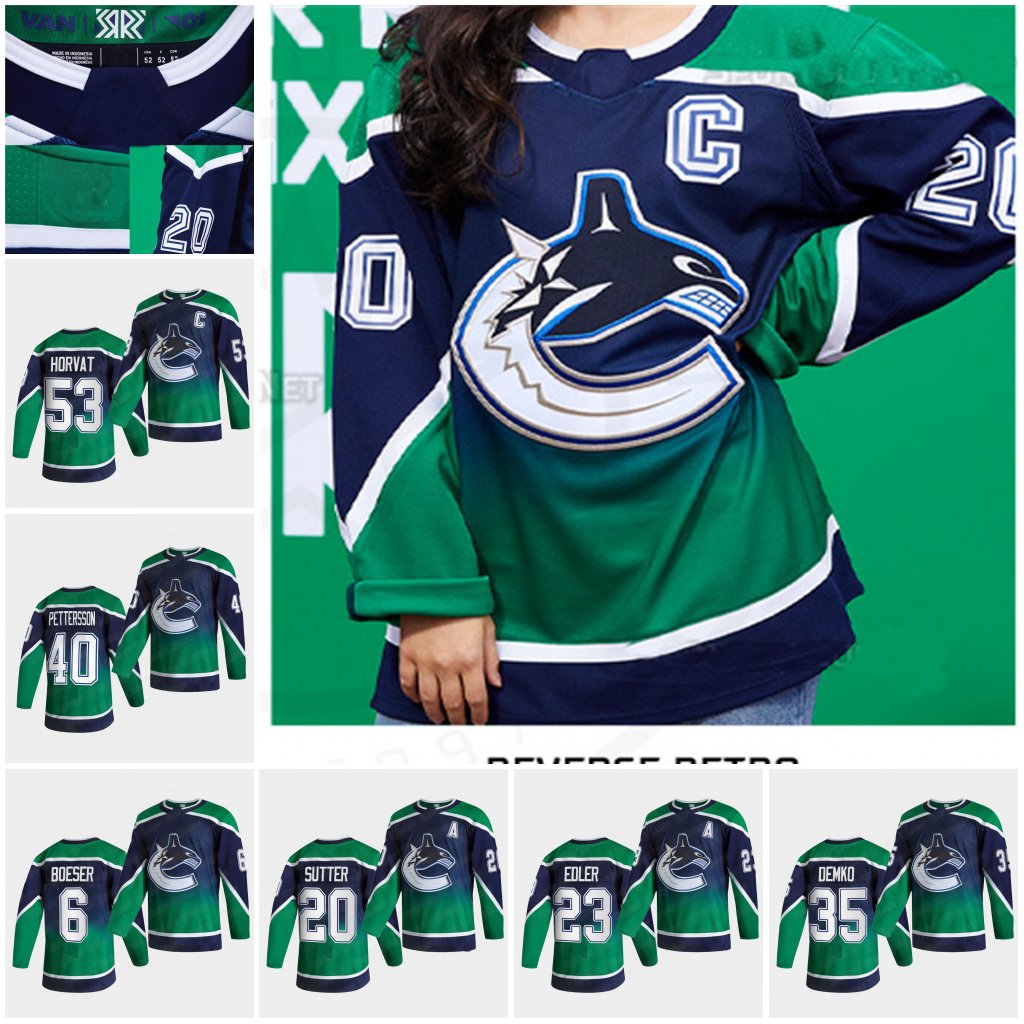 Vancouver Canucks 53 Bo Horvath 2021 Reverse Retro Jersey Pavel Bure Elias Paterson Nate Schmidt Alexander Edler Brock Boeser Queen Hughes K, Black;red
Vancouver Canucks 53 Bo Horvath 2021 Reverse Retro Jersey Pavel Bure Elias Paterson Nate Schmidt Alexander Edler Brock Boeser Queen Hughes K, Black;red