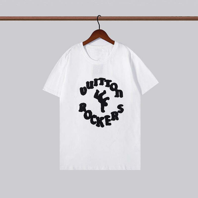 Fashion Mens Designer T Shirt High Quality Womens Letter Print Short Sleeve Round Neck Cotton Tees Polo Size S-2XL, White
Fashion Mens Designer T Shirt High Quality Womens Letter Print Short Sleeve Round Neck Cotton Tees Polo Size S-2XL, White