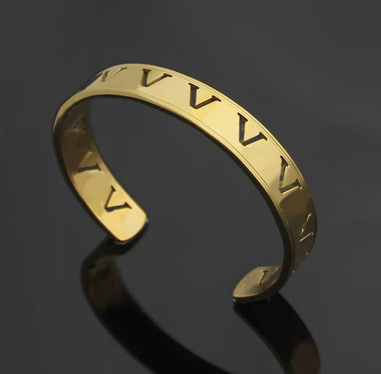 Boys girls Bangle High quality Factory open size hollow letter bracelet 18K gold Silver rose 316L Stainless Steel inlaid ceramic boy Jewelry Women Mens Bracelets
Boys girls Bangle High quality Factory open size hollow letter bracelet 18K gold Silver rose 316L Stainless Steel inlaid ceramic boy Jewelry Women Mens Bracelets