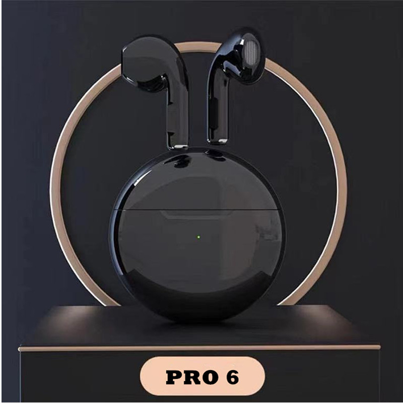 Wireless Headphones Bluetooth Earphone with Microphone Tws Pro 6 Earbuds in Ear Buds Running Earpieces for Xiaomi Huawei Iphone
Wireless Headphones Bluetooth Earphone with Microphone Tws Pro 6 Earbuds in Ear Buds Running Earpieces for Xiaomi Huawei Iphone