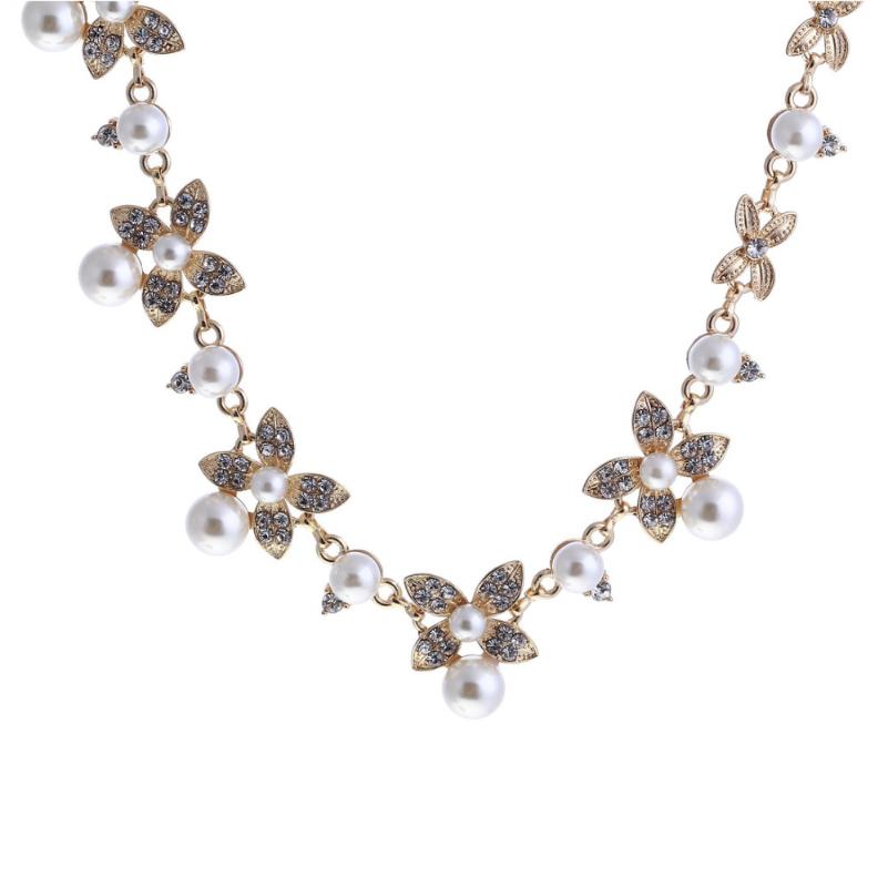 SJBO-19 Vintage Chokers Necklaces Women Simulated-pearl Golden Plated Chain Choker Necklace Bijoux Femme Statement
SJBO-19 Vintage Chokers Necklaces Women Simulated-pearl Golden Plated Chain Choker Necklace Bijoux Femme Statement