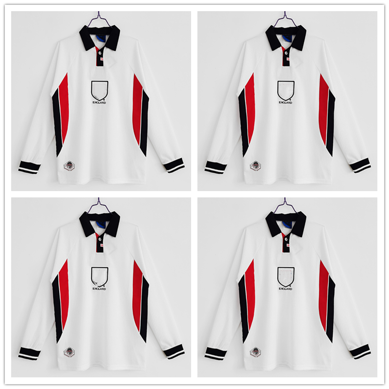 1998 Retro version #7 BECKHAM Nation Team Soccer jersey #20 OWEN Adult Long Sleeve Home White Soccer shirts Adult Football Uniform, 20 owen
1998 Retro version #7 BECKHAM Nation Team Soccer jersey #20 OWEN Adult Long Sleeve Home White Soccer shirts Adult Football Uniform, 20 owen