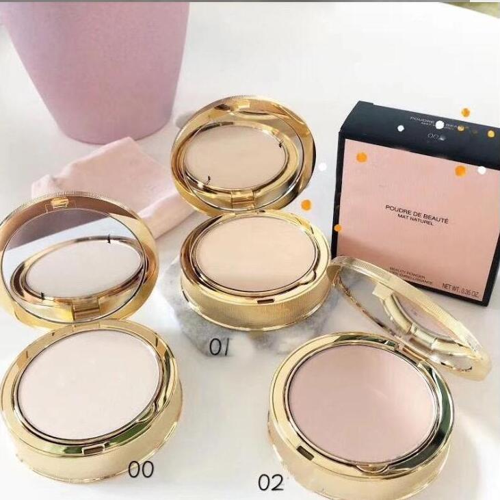Top Quality Brand Pressed Powder Makeup Beauty Powders Mat Naturel 4Colors De Beaute Pouder Embellissante 10G Fast Send