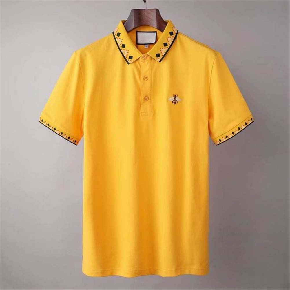 Polo shirt T-shirt mens Bee stripes embroidered printing letters short sleeve classic business shirt hoodie Black mens shirt 100% cotton
Polo shirt T-shirt mens Bee stripes embroidered printing letters short sleeve classic business shirt hoodie Black mens shirt 100% cotton