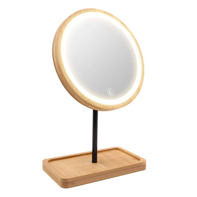 Wooden LED Makeup 3X Magnifying USB Charging Desktop Adjustable Vanity Table Touch Screen Beauty Cosmetic Mirrors
Wooden LED Makeup 3X Magnifying USB Charging Desktop Adjustable Vanity Table Touch Screen Beauty Cosmetic Mirrors