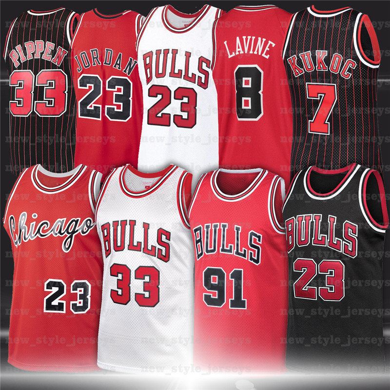 NCAA 23 Michael Retro Jersey Dennis 91 Rodman Scottie 33 Pippen stripes Ness 1995 1996 Chicago Bull Men Basketball Jersey, Black;red
NCAA 23 Michael Retro Jersey Dennis 91 Rodman Scottie 33 Pippen stripes Ness 1995 1996 Chicago Bull Men Basketball Jersey, Black;red