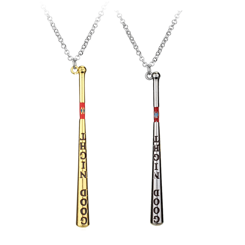 personalized baseball bat style design metal necklace with pendant fashion casual gift anniversary party, Silver
personalized baseball bat style design metal necklace with pendant fashion casual gift anniversary party, Silver
