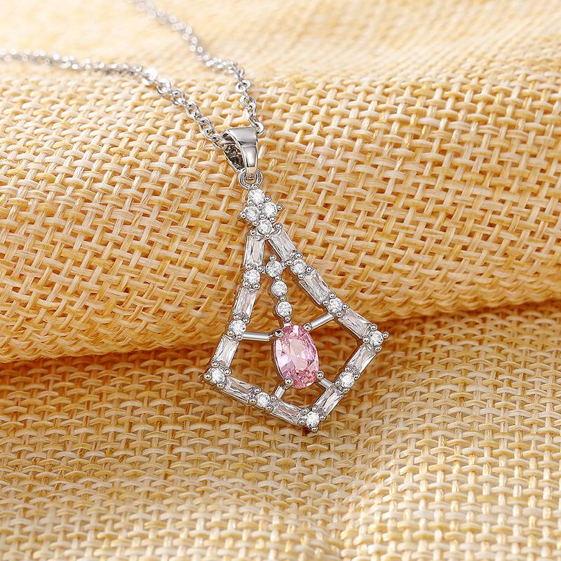 Pendant Necklaces Cute Delicate Silver Plated Skirt For Women Shine Pink&White CZ Stone Inlay Fashion Jewelry Evening Party Gift
Pendant Necklaces Cute Delicate Silver Plated Skirt For Women Shine Pink&White CZ Stone Inlay Fashion Jewelry Evening Party Gift
