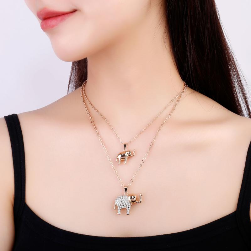 Pendant Necklaces Trendy Multilayer Crystal Elephant Necklace For Women Gold Color Choker Jewelry Friendship Gifts Accessories 2021
Pendant Necklaces Trendy Multilayer Crystal Elephant Necklace For Women Gold Color Choker Jewelry Friendship Gifts Accessories 2021
