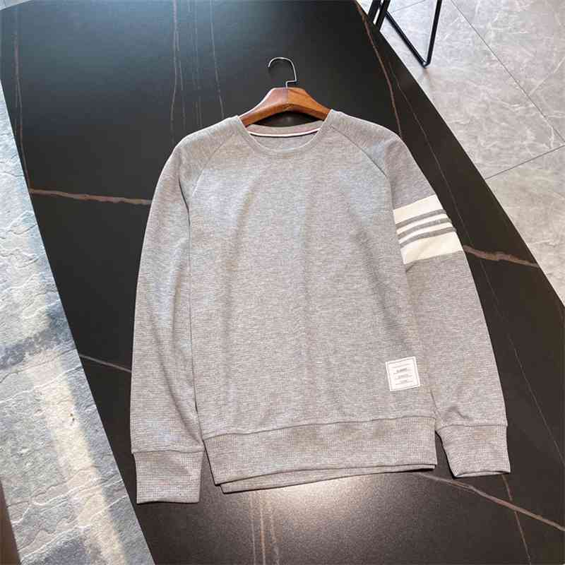 TB four bars 2021 autumn new lovers loose four-color round neck sweater women's top coat trendy waffle, Black
TB four bars 2021 autumn new lovers loose four-color round neck sweater women's top coat trendy waffle, Black