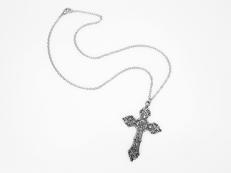 Fashion Vintage Cross Pendant Necklace For Women Men Gift Long Chain Punk Goth Jewelry Accessories Choker Gothic Wholesale C3
Fashion Vintage Cross Pendant Necklace For Women Men Gift Long Chain Punk Goth Jewelry Accessories Choker Gothic Wholesale C3