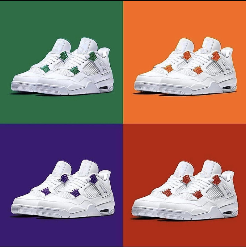 Jumpman 4 Retro metallic Colorway White Shoes Leisure Sneakers Men Women Basketball Outdoor School Date Night Leisure Sports With Original Box, Silver
Jumpman 4 Retro metallic Colorway White Shoes Leisure Sneakers Men Women Basketball Outdoor School Date Night Leisure Sports With Original Box, Silver