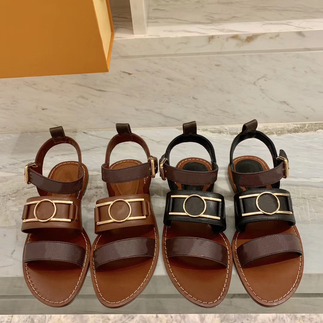 Designer Sandal Women Slides Bom Dia Flat Mule Slipper Patent female Beach Rubber Soles Ladies Summer Flip Flops with box BIG size 35-42