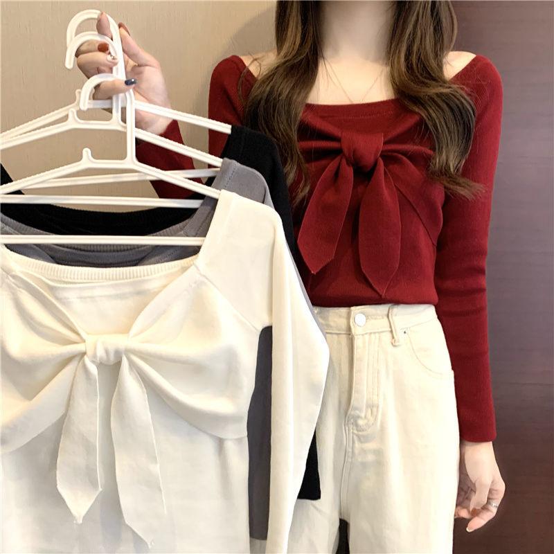 Women's Sweaters Women Fashion Y2k Solid Chic Elegant Basic Sexy Clothing Streetwear T Shirts Casual Ropa De Mujer Tops Slash Neck Bow Tees, Black
Women's Sweaters Women Fashion Y2k Solid Chic Elegant Basic Sexy Clothing Streetwear T Shirts Casual Ropa De Mujer Tops Slash Neck Bow Tees, Black