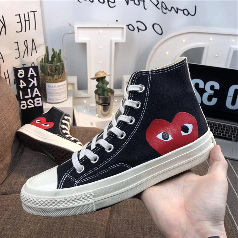 canvas classic high band blue bottom Chuan jiubaoling men's 1970s love co branded women's shoes
canvas classic high band blue bottom Chuan jiubaoling men's 1970s love co branded women's shoes