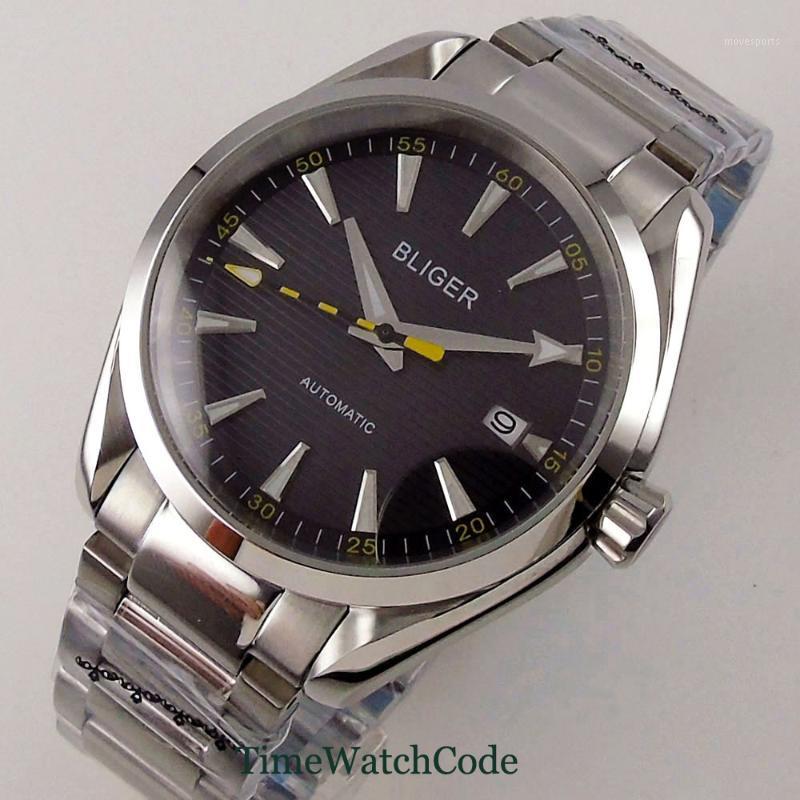 40mm Genuine NH35A Automatic Movement Men's Watch Date Luminous Black Dial Sapphire Crystal Screw In Crown Stainless Steel Wristwatches, Sterile steel back
40mm Genuine NH35A Automatic Movement Men's Watch Date Luminous Black Dial Sapphire Crystal Screw In Crown Stainless Steel Wristwatches, Sterile steel back