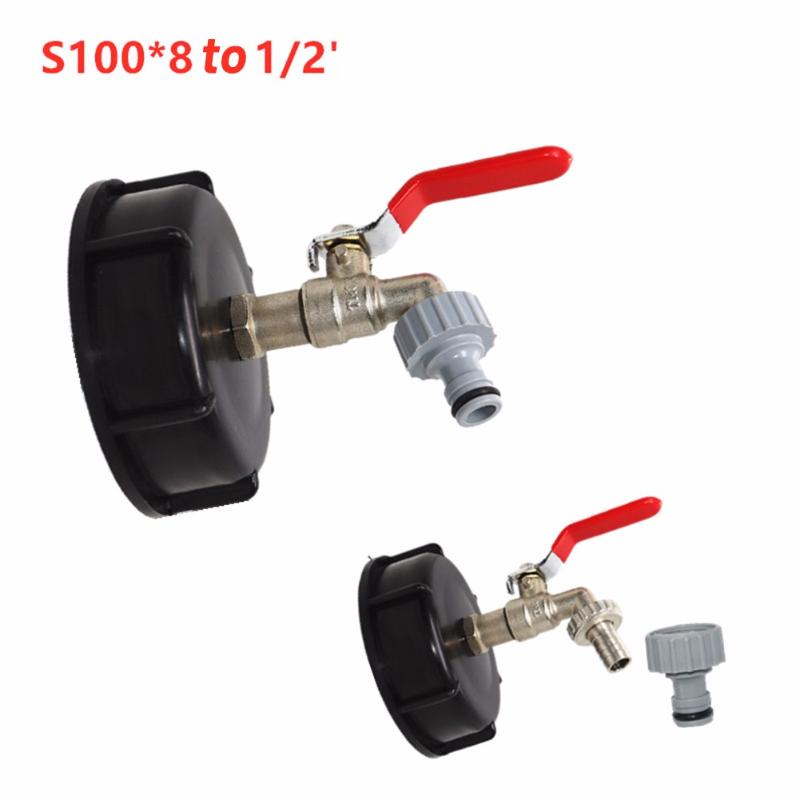 1set Faucet IBC Adapter With 1/2 \\\"Tap For Rainwater Tank And Canister 100 Mm Coarse Thread Watering Equipments
1set Faucet IBC Adapter With 1/2 \\\"Tap For Rainwater Tank And Canister 100 Mm Coarse Thread Watering Equipments