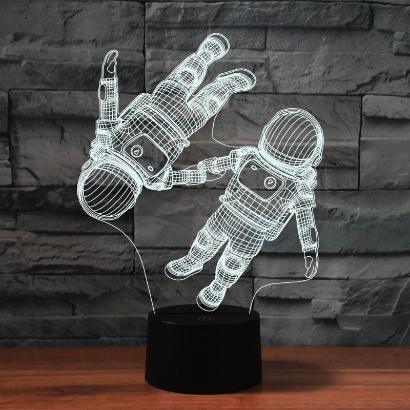 Night Lights Astronaut 3D LED Light 7 Color Changing Touch Table Lamp Acrylic Remote Control Base For Kids Gift Home Decor
Night Lights Astronaut 3D LED Light 7 Color Changing Touch Table Lamp Acrylic Remote Control Base For Kids Gift Home Decor
