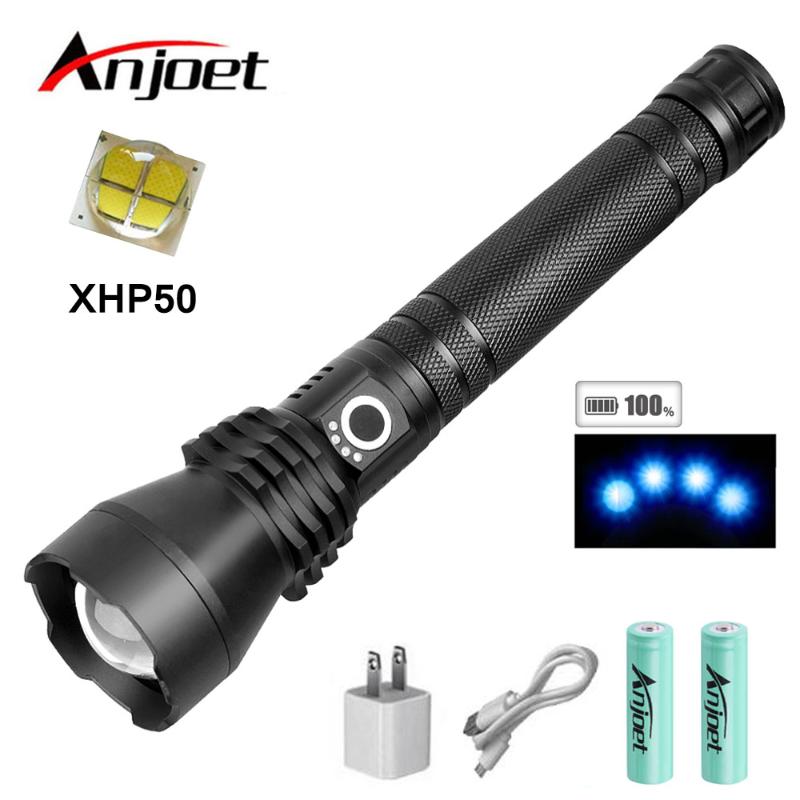 Anjoet Lamp Xhp50 Powerful Led Tactical Usb Zoom Torch 18650 26650 Rechargeable Battery Light Camping Hunting Flashlights Torches
Anjoet Lamp Xhp50 Powerful Led Tactical Usb Zoom Torch 18650 26650 Rechargeable Battery Light Camping Hunting Flashlights Torches