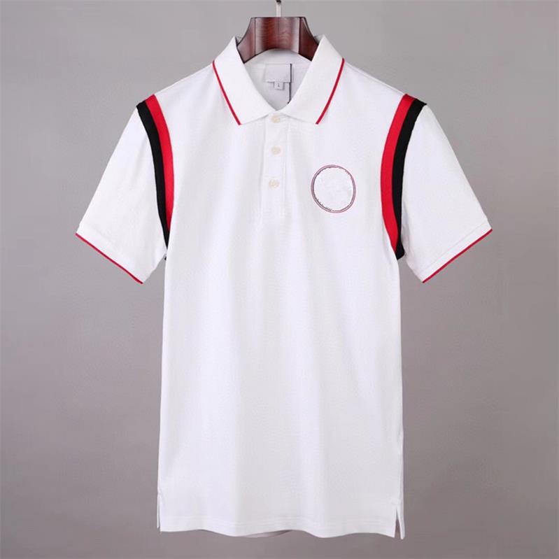 Men Designer sweatshirt Polo Shirts Striped Turn Down Collar Short Sleeve Polos with Letter Rabbit Embroidery, Customize
Men Designer sweatshirt Polo Shirts Striped Turn Down Collar Short Sleeve Polos with Letter Rabbit Embroidery, Customize