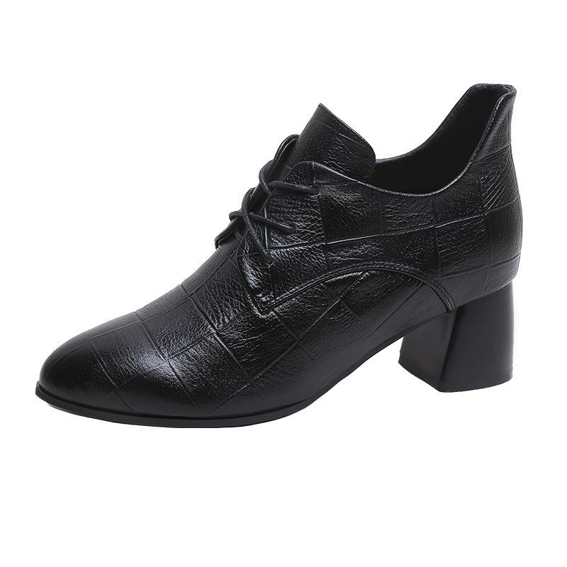 Dress Shoes 2021 Spring Autumn Fashion British Style High-heeled For Woman Pointed Toe High Heel Lace-up Shallow Casual, Black
Dress Shoes 2021 Spring Autumn Fashion British Style High-heeled For Woman Pointed Toe High Heel Lace-up Shallow Casual, Black