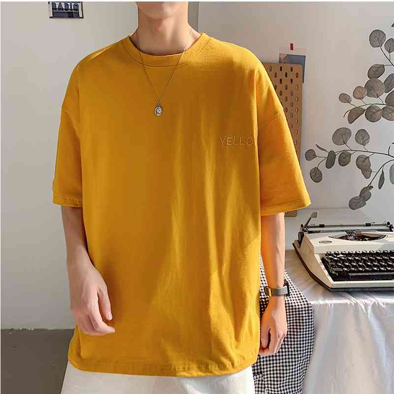 Black White LOOSE Oversized Summer T Shirt MEN'S ROCK Skateboard Hip Hop T-shirt Short Sleeves Streetwear TOPS TEES TSHIRT 210707