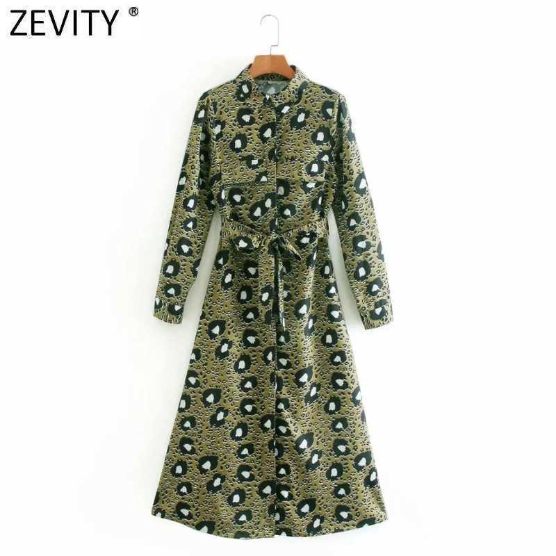Zevity Women Vintage Turn Down Collar Leopard Print Bow Tie Sashes Shirt Dress Femme Long Sleeve Casual Slim Midi Vestido DS4945 210603, As pic ds4945ld
Zevity Women Vintage Turn Down Collar Leopard Print Bow Tie Sashes Shirt Dress Femme Long Sleeve Casual Slim Midi Vestido DS4945 210603, As pic ds4945ld