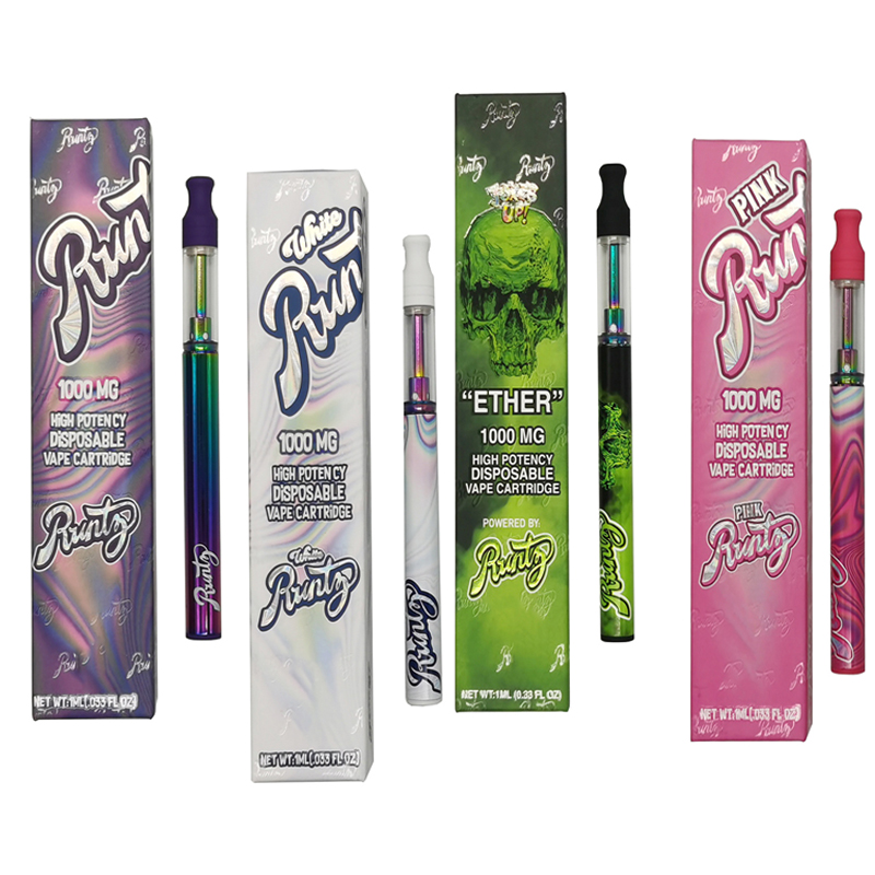 Disposable Empty Vape Pen Runtz Vapes Pens 1.0ml E Cigarettes Rechargeable 240mah Battery Copper Tip Thick Oil Vaporizer Starter Kit with USB Charging Port
Disposable Empty Vape Pen Runtz Vapes Pens 1.0ml E Cigarettes Rechargeable 240mah Battery Copper Tip Thick Oil Vaporizer Starter Kit with USB Charging Port