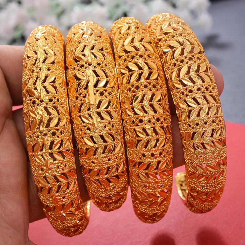 Bangle 4Pcs Braclet Luxury Gold Color Jewelry Bangles Ethiopian African For Women Dubai Bracelet Party Wedding Gifts Adjustable
Bangle 4Pcs Braclet Luxury Gold Color Jewelry Bangles Ethiopian African For Women Dubai Bracelet Party Wedding Gifts Adjustable