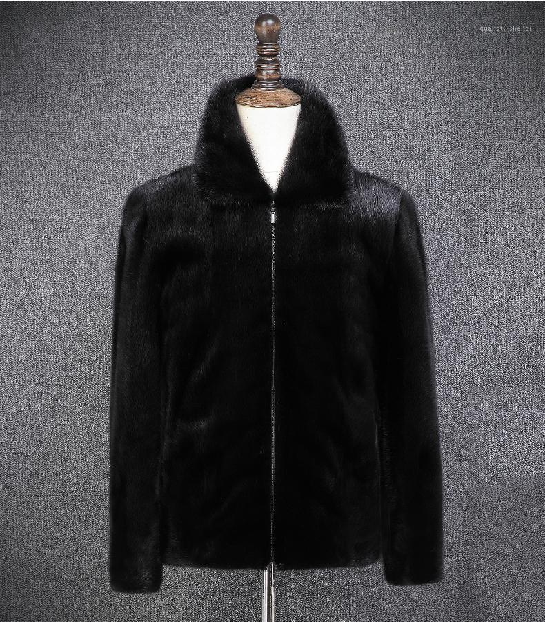 Men's Fur & Faux Warm Black Winter Mink Coat Jacket,Man Thick Artificial Outer Wear Parka 2021 Retail Wholesale, Black lapel
Men's Fur & Faux Warm Black Winter Mink Coat Jacket,Man Thick Artificial Outer Wear Parka 2021 Retail Wholesale, Black lapel