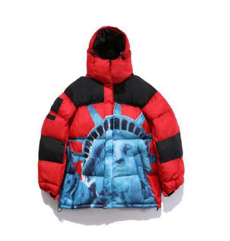 Mens Down Parkas Winter Outerwear Casual Jacket Warm clothes Unisex Coat Outwear Hip Hop Men Streetwear Size M-XXL
