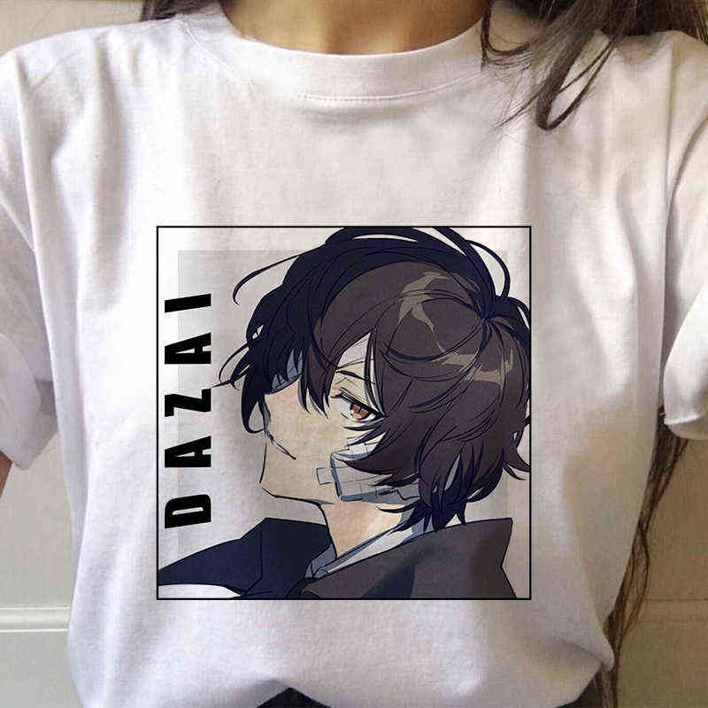 Bungo Stray Dogs T Shirt Women Harajuku Anime T Shirt Osamu Dazai Nakajima Atsushi Graphic Tees T Shirts Summer Short Sleeve G220228, B141
Bungo Stray Dogs T Shirt Women Harajuku Anime T Shirt Osamu Dazai Nakajima Atsushi Graphic Tees T Shirts Summer Short Sleeve G220228, B141