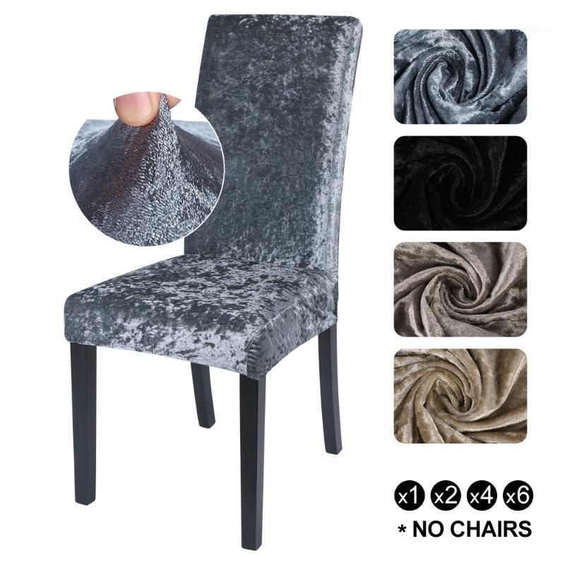 Chair Covers Velvet Shiny Fabric Anti-Dust Universal Size Stretch Seat Case Slipcovers For Dining Room 1/2/4/6 Pcs
Chair Covers Velvet Shiny Fabric Anti-Dust Universal Size Stretch Seat Case Slipcovers For Dining Room 1/2/4/6 Pcs