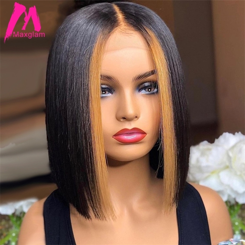 Short Front s Brazilian Straight Highlight Ombre Human Hair for Women Natural T Part Lace Bob Wig, Natural color
Short Front s Brazilian Straight Highlight Ombre Human Hair for Women Natural T Part Lace Bob Wig, Natural color