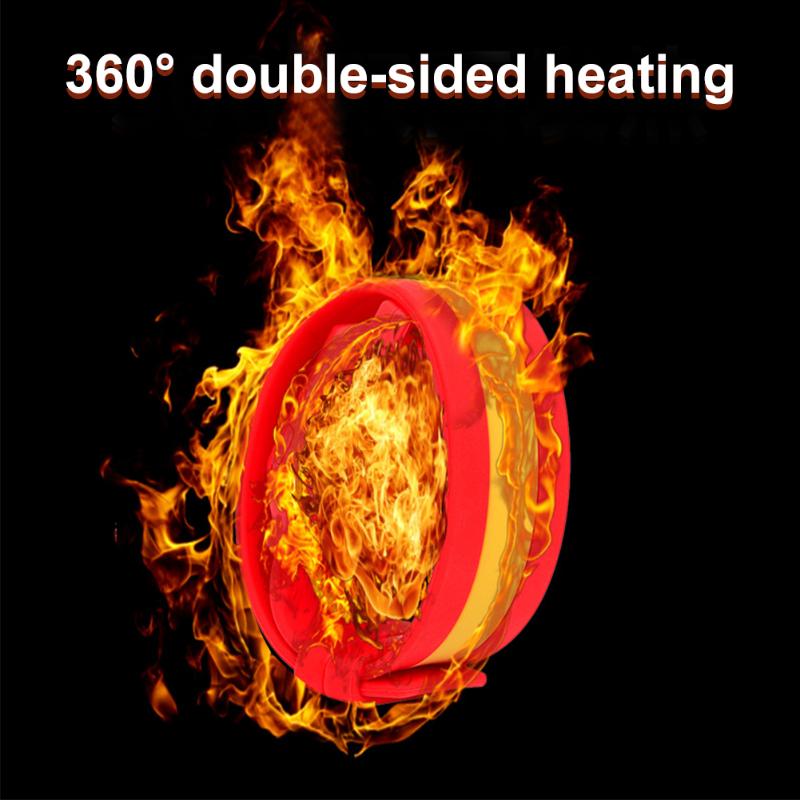 Winter Smart Warm Hand Warmer Wearable Wrist Portable Usb Charging Heating Wristband Year Gift Support, Black;red
Winter Smart Warm Hand Warmer Wearable Wrist Portable Usb Charging Heating Wristband Year Gift Support, Black;red